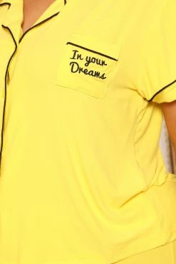 Deals โญ Fashion Nova In My Dreams PJ Short Set - Yellow ๐ 14 Fashion Nova In My Dreams PJ Short Set - Yellow