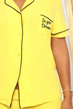 Deals โญ Fashion Nova In My Dreams PJ Short Set - Yellow ๐ 11 Fashion Nova In My Dreams PJ Short Set - Yellow