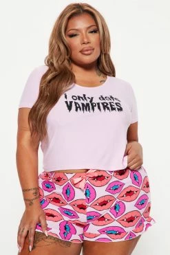 Best reviews of ๐ Fashion Nova Pajama Sets Fangtastic Vampire ๐ฆ Halloween PJ Set - Pink/combo ๐ 18 Fashion Nova Pajama Sets Fangtastic Vampire Halloween PJ Set - Pink/combo
