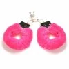 Fashion Nova Fire Your Desire Faux Fur Handcuffs - Hot Pink
