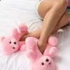 Fashion Nova Be My Teddy Bear II Slippers - Pink