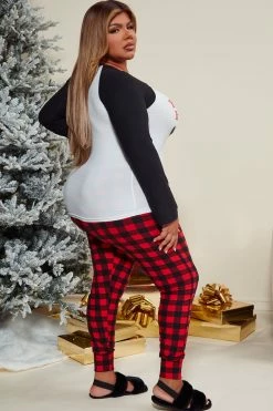 Cheapest ✨ Fashion Nova Pajama Sets Make It Reindeer PJ Pant Set - Red/combo ⭐ 15 Fashion Nova Pajama Sets Make It Reindeer PJ Pant Set - Red/combo