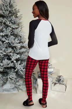 Cheapest ✨ Fashion Nova Pajama Sets Make It Reindeer PJ Pant Set - Red/combo ⭐ 12 Fashion Nova Pajama Sets Make It Reindeer PJ Pant Set - Red/combo