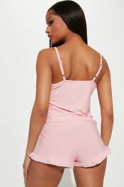 Fashion Nova Always Bonita PJ Short Set - Pink Pajama Sets