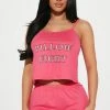 Fashion Nova Pillow Fight PJ Short Set - Pink
