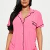 Fashion Nova Truly Blessed PJ Short Set - Hot Pink Pajama Sets