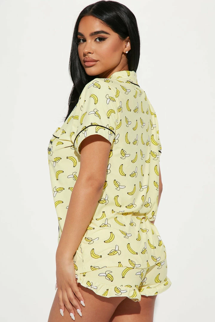 Flash Sale 💯 Fashion Nova Room Service PJ Short Set - Yellow ⭐ 6 Fashion Nova Room Service PJ Short Set - Yellow
