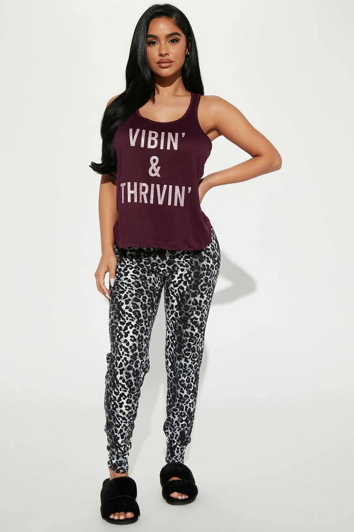 Deals π Fashion Nova Vibe And Thrive PJ Jogger Set - Purple/combo Pajama Sets β 3 Fashion Nova Vibe And Thrive PJ Jogger Set - Purple/combo Pajama Sets