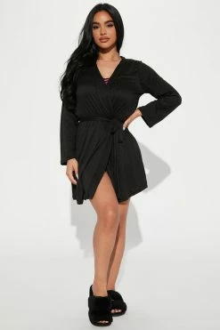 Fashion Nova Pajama Sets Grow And Glow PJ Robe Set - Hot Pink/combo