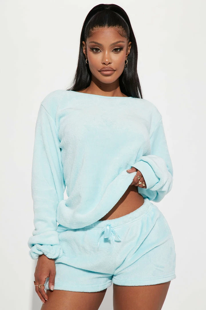 Wholesale ๐ฅฐ Fashion Nova Pajama Sets Snooze Forever Plush Pj Set - Blue ๐คฉ 3 Fashion Nova Pajama Sets Snooze Forever Plush Pj Set - Blue