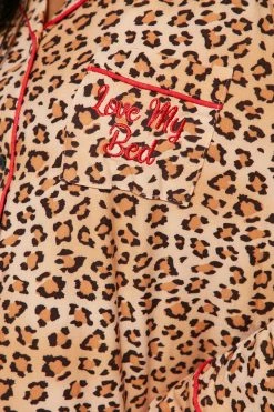 Fashion Nova Wild Lover Dreams PJ Pant Set - Leopard