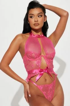 Fashion Nova In Your Sweet Fantasy 2 Piece Set - Pink