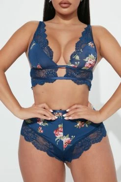 Discount ✨ Fashion Nova Comfortable With Me Lounge Sleep Set - Blue/combo 🔥 6 Fashion Nova Comfortable With Me Lounge Sleep Set - Blue/combo