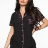 Fashion Nova Sleep Squad PJ Set - Black Pajama Sets