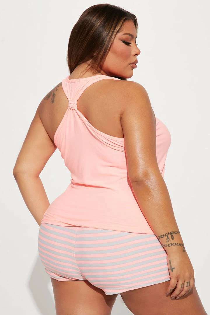 Fashion Nova Shut The Brunch Up PJ Short Set - Pink Pajama Sets