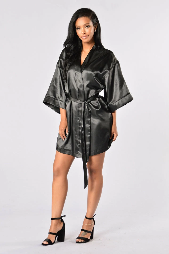 Best deal ๐ Fashion Nova Sexy Sleepwear Lotus Robe - Black ๐ 7 Fashion Nova Sexy Sleepwear Lotus Robe - Black