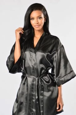 Best deal ๐ Fashion Nova Sexy Sleepwear Lotus Robe - Black ๐ 16 Fashion Nova Sexy Sleepwear Lotus Robe - Black