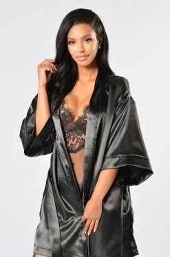 Best deal ๐ Fashion Nova Sexy Sleepwear Lotus Robe - Black ๐ 19 Fashion Nova Sexy Sleepwear Lotus Robe - Black