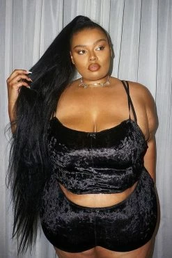 Fashion Nova Feeling Soft Pajama Set - Black Pajama Sets