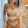 Fashion Nova Sexy Sleepwear Late Night Affair Robe - Blush