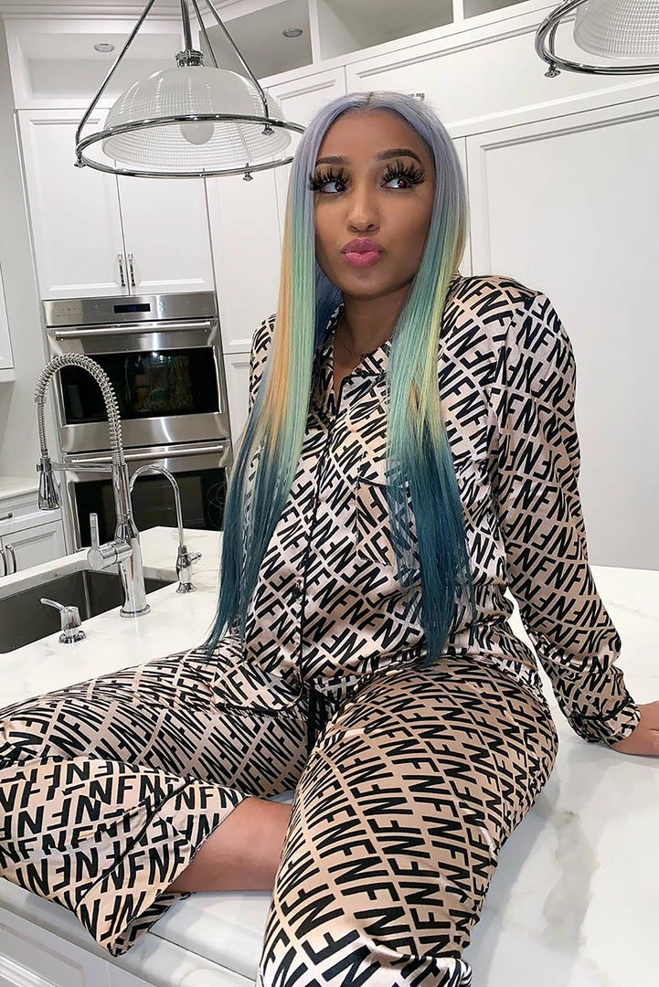 Wholesale ๐ฅ Fashion Nova My FN PJ Pant Set - Black/Combo ๐ 9 Fashion Nova My FN PJ Pant Set - Black/Combo