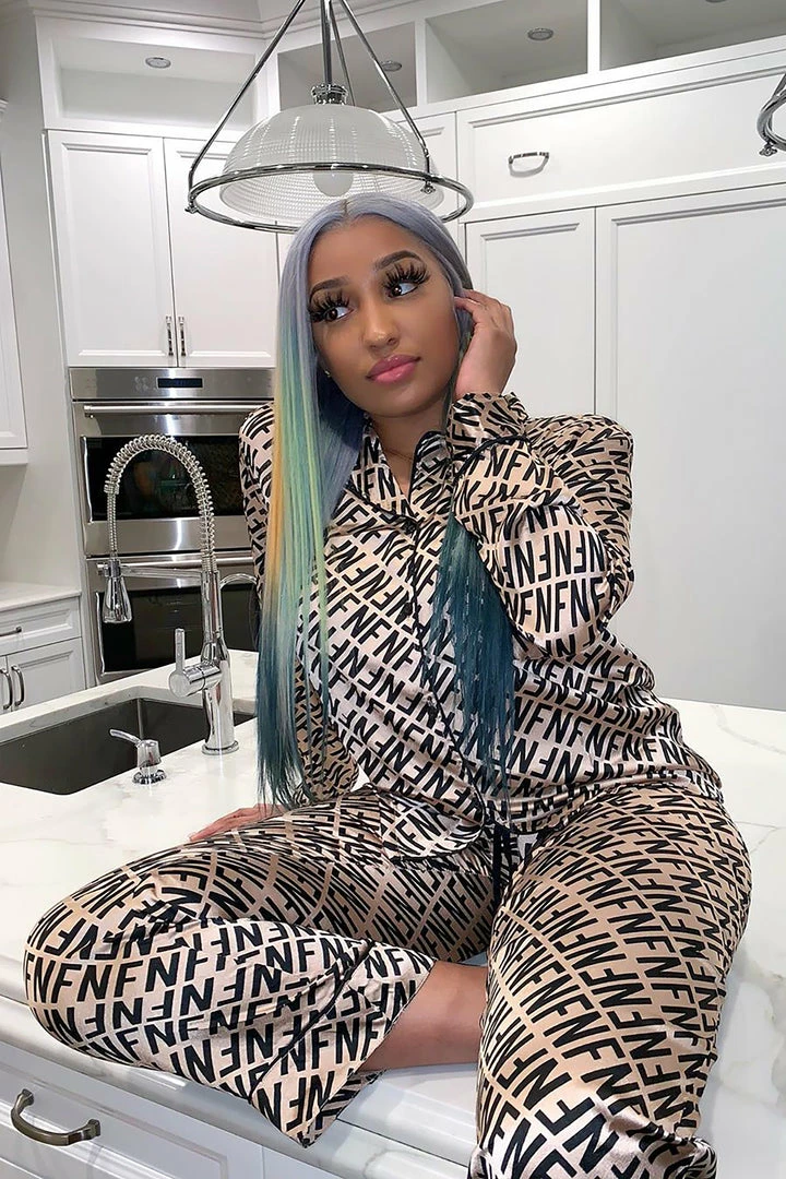 Wholesale ๐ฅ Fashion Nova My FN PJ Pant Set - Black/Combo ๐ 10 Fashion Nova My FN PJ Pant Set - Black/Combo