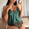 Fashion Nova Sleepover Tonight Lace PJ Short Set - Hunter